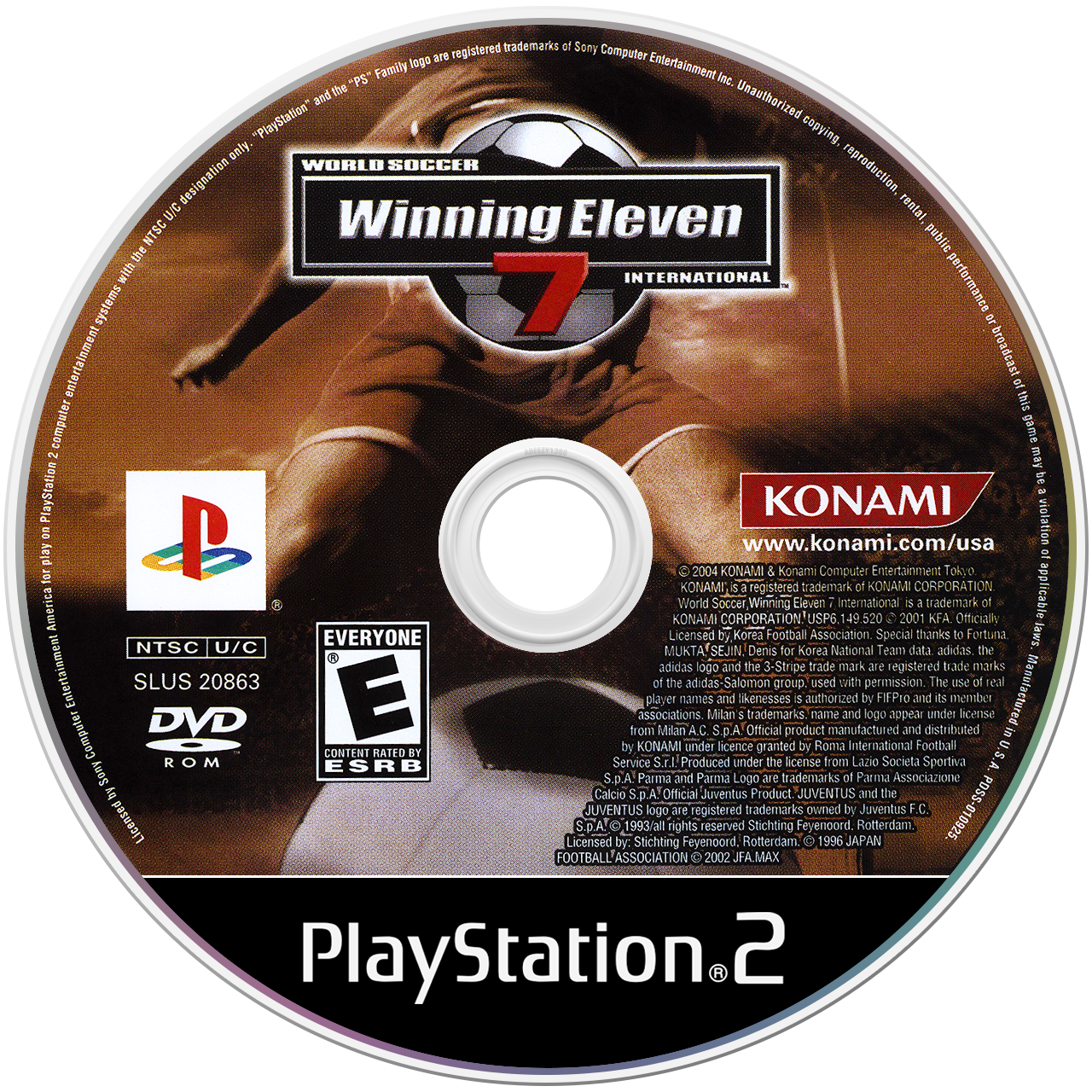 World Soccer Winning Eleven 7 media 7 for Playstation 2
